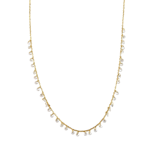 Clear crystal Charms Necklace