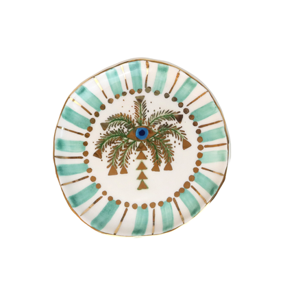 Palm Tree Decoration Plate Small