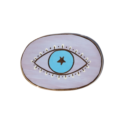 Lilac Eye Star Wall Décor