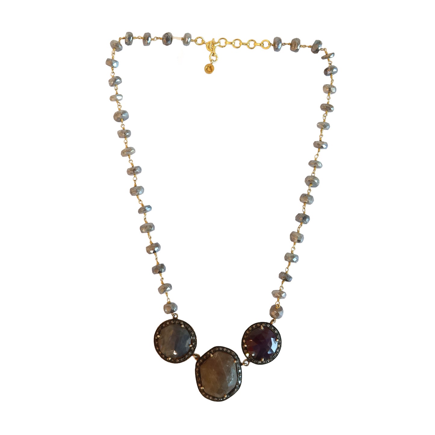 Labradorite + Mixed Stone Necklace