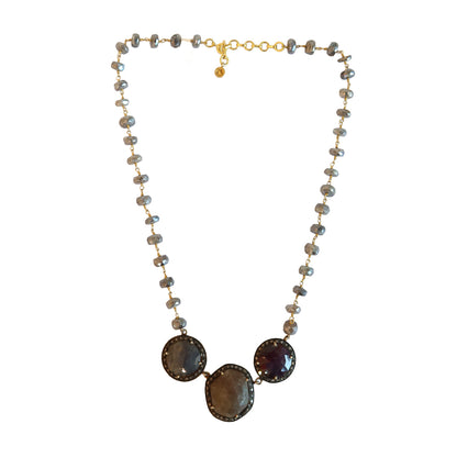 Labradorite + Mixed Stone Necklace