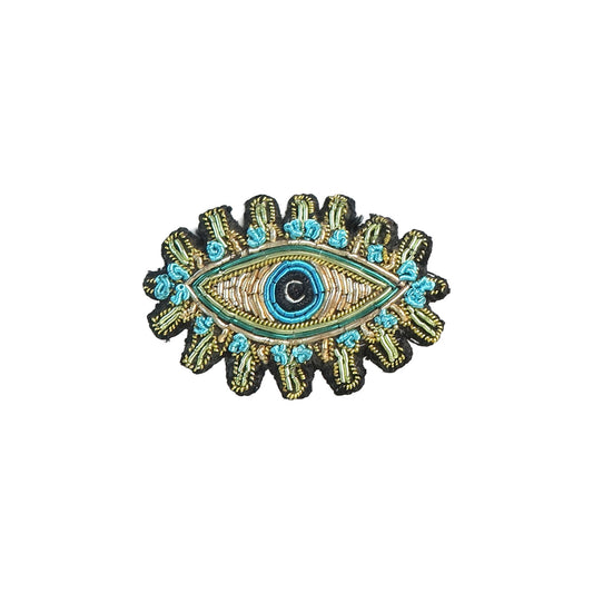 Safira Gaze Eye Brooch