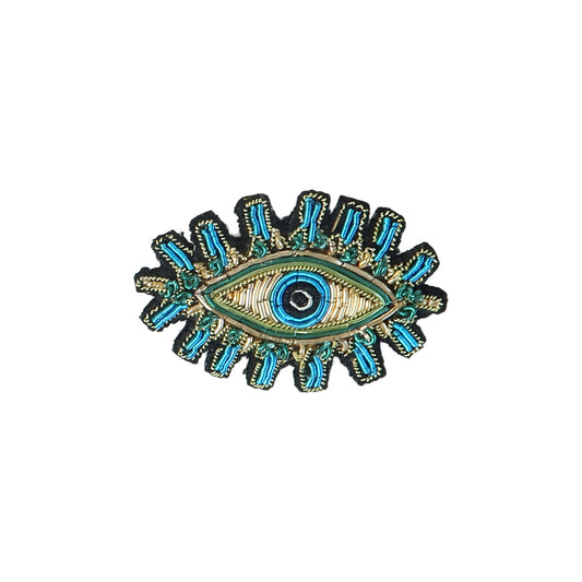 Safira Gaze Eye Brooch