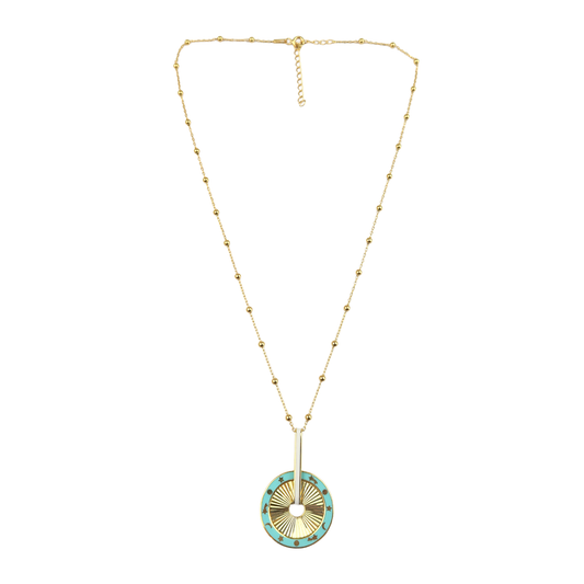 Geometric Enamel Eye & other  Designs -B-necklaces