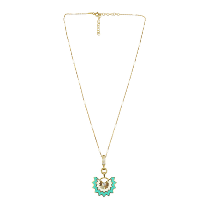 Geometric Enamel Eye & other  Designs -A-necklaces