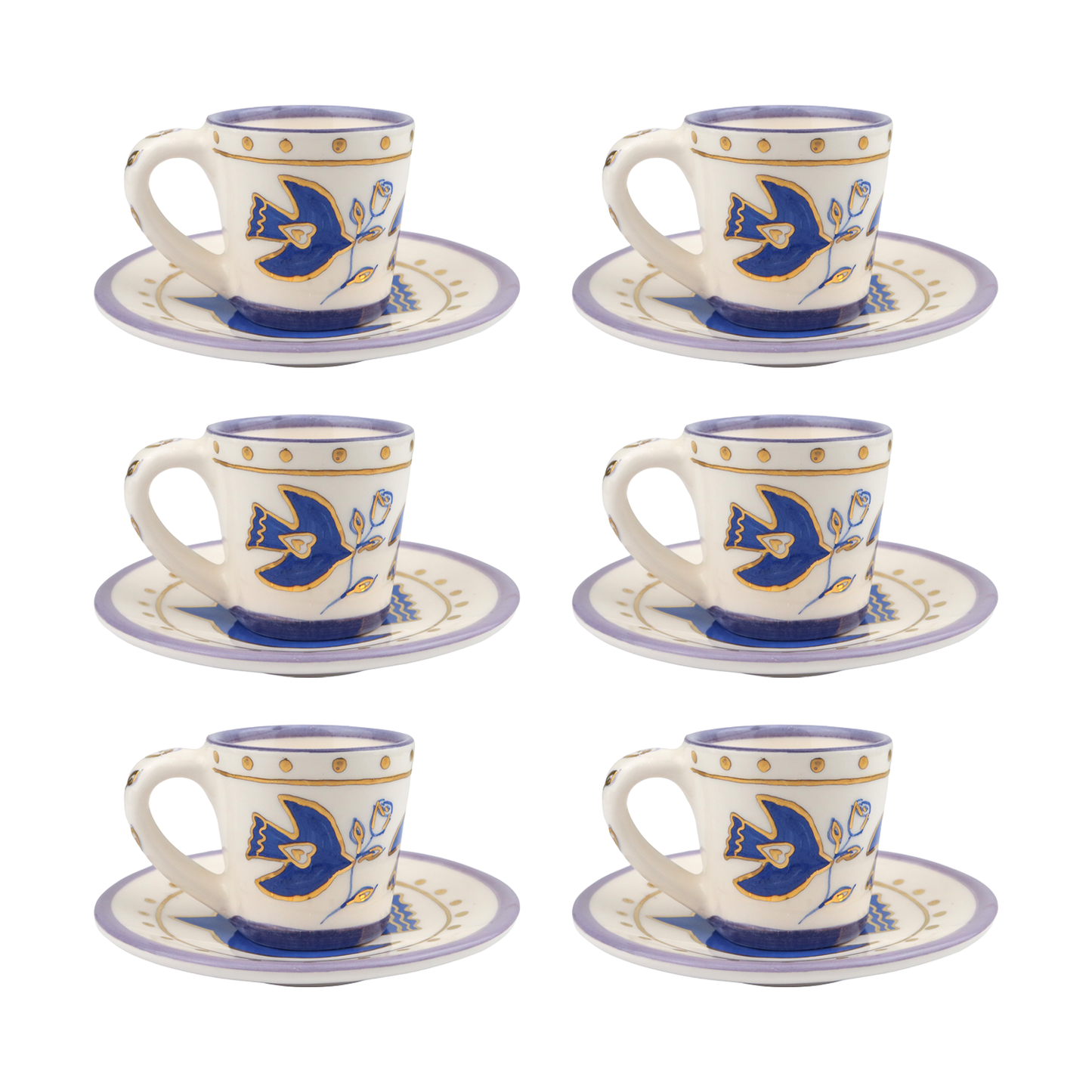 Falcon tea cup set lilic