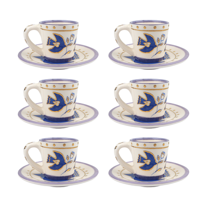 Falcon tea cup set lilic