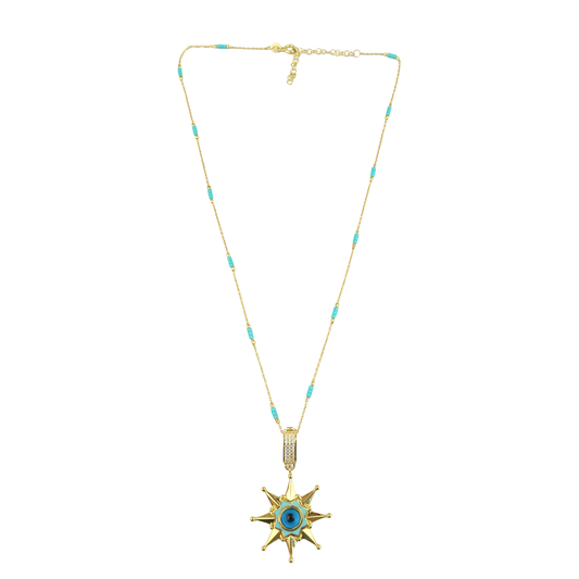 Geometric Enamel Eye & other  Designs -F-necklaces
