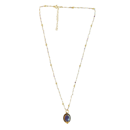 Necklace Tourmaline  /Tansanate  pendent  NS 2526