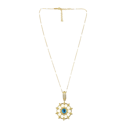 Geometric Enamel Eye & other  Designs -G-necklaces