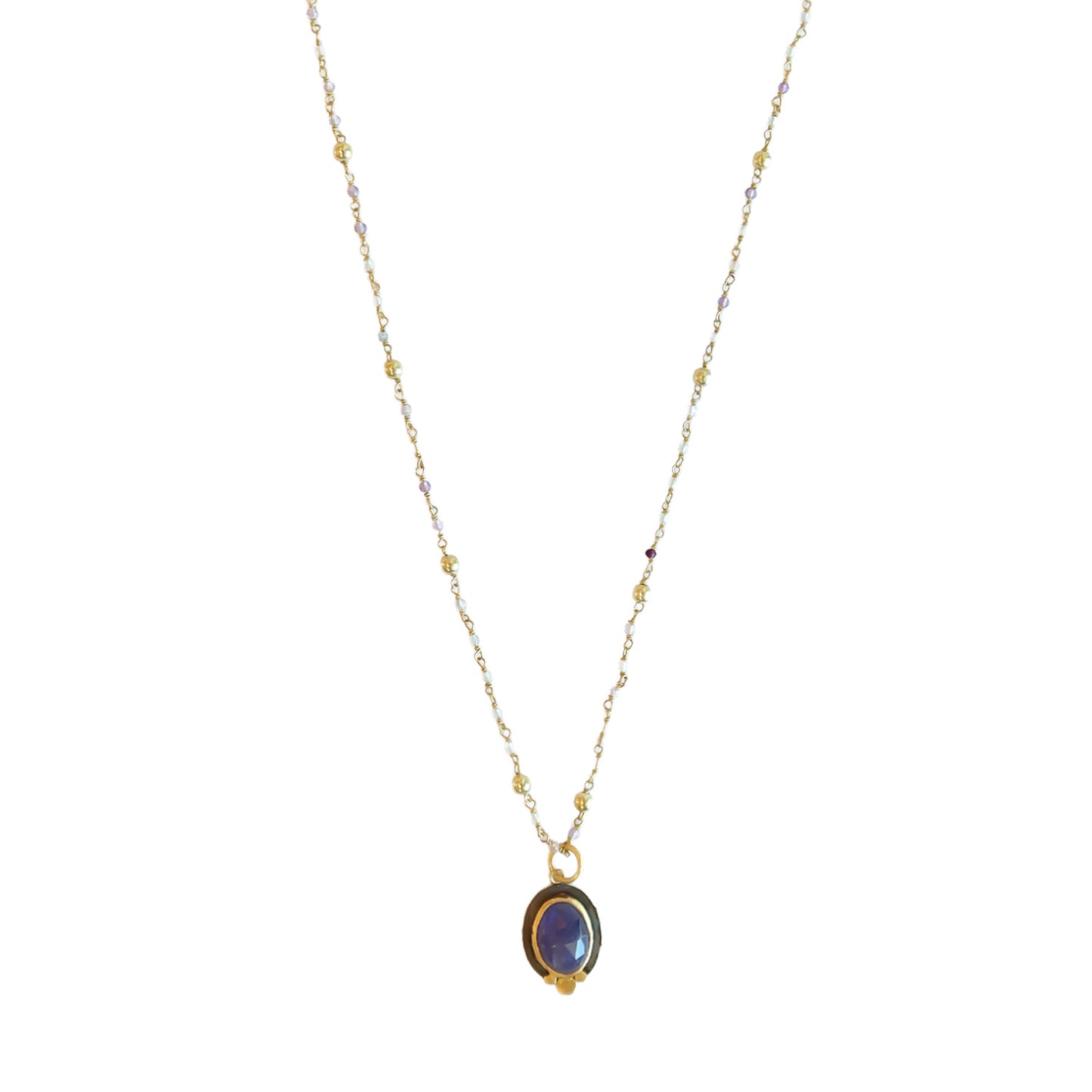 Necklace Tourmaline  /Tansanate  pendent  NS 2526