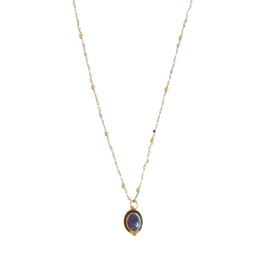 Necklace Tourmaline  /Tansanate  pendent  NS 2526