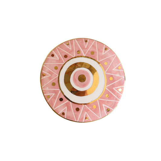 Pink Round Eye Wall Decor