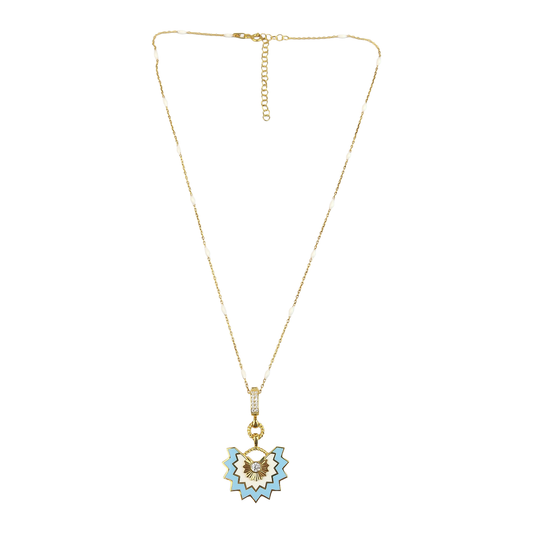 Geometric Enamel Eye & other  Designs -I-necklaces