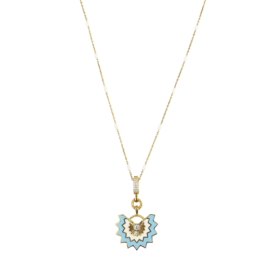 Geometric Enamel Eye & other  Designs -I-necklaces