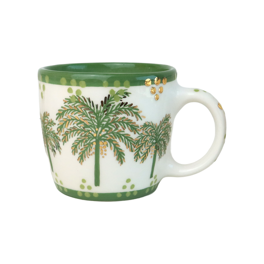 O Alphabet Palm Tree Mug