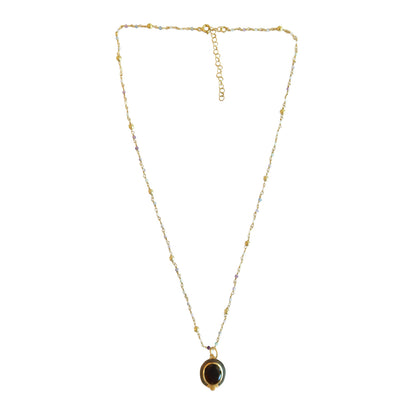 Necklace Green tourmaline pendent  NS 2529