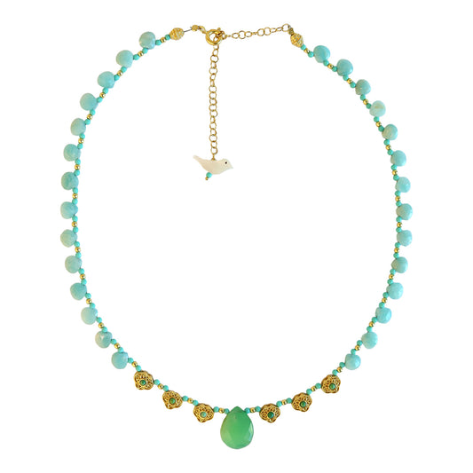 Necklace Amazonite  NS 2512