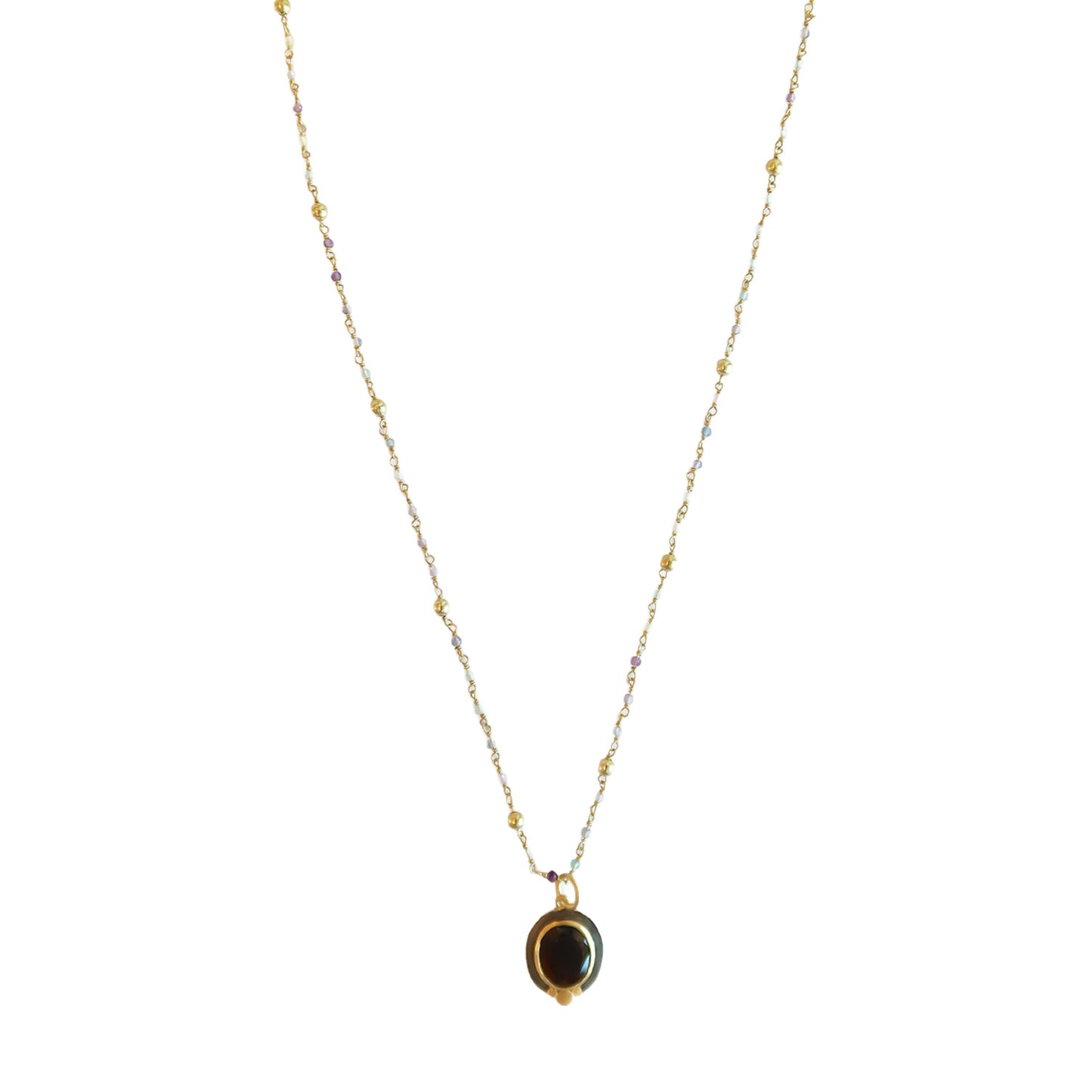 Necklace Green tourmaline pendent  NS 2529