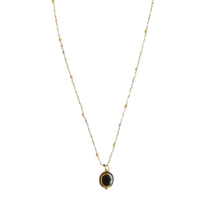 Necklace Green tourmaline pendent  NS 2529