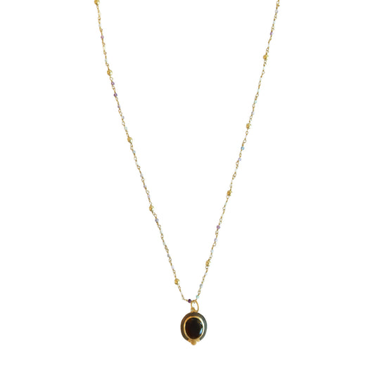 Necklace Green tourmaline pendent  NS 2529