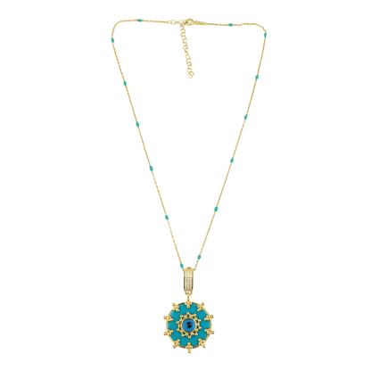 Geometric Enamel Eye & other  Designs -K-necklaces