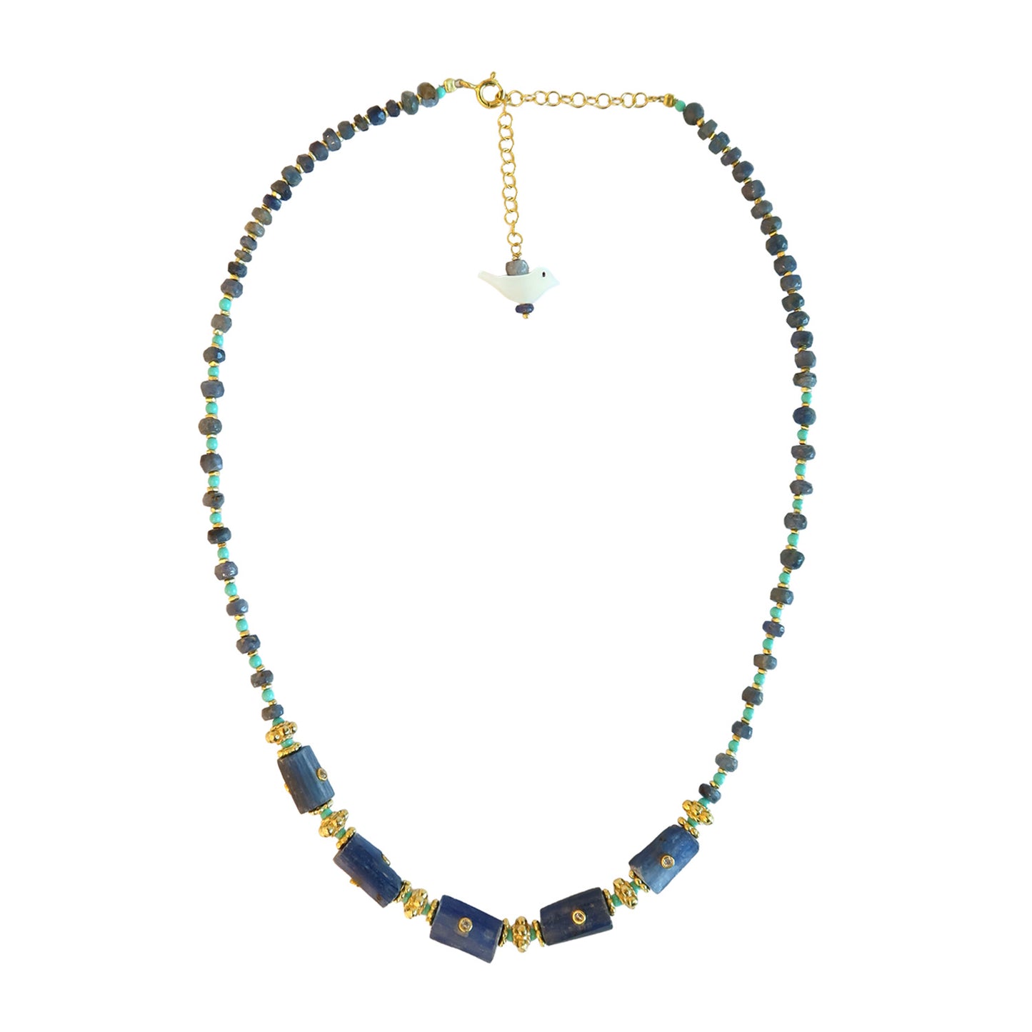 Necklace Blue Kyanite /Turquoise  NS 2507