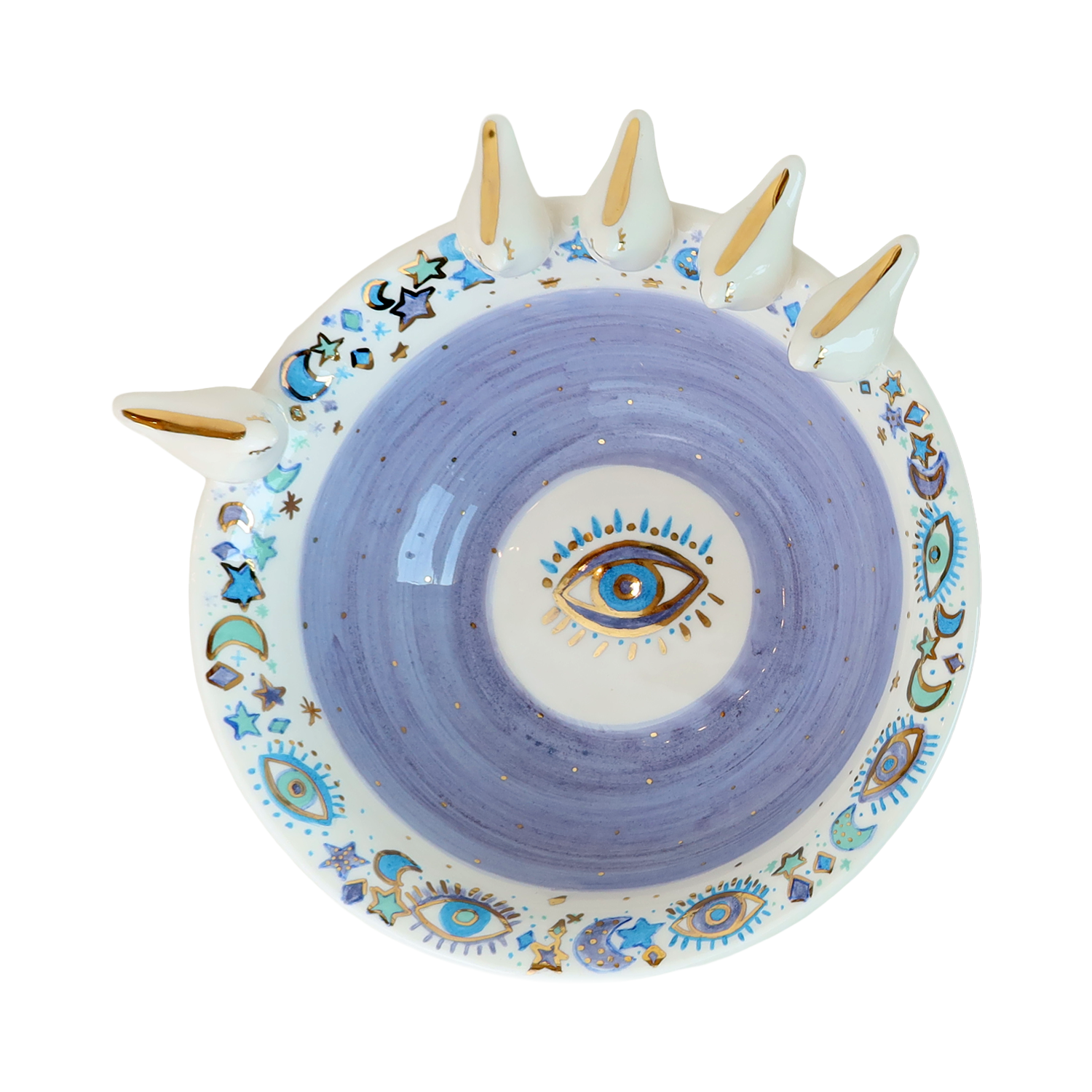 bowl  5 white 3d bird Sherie Boutik