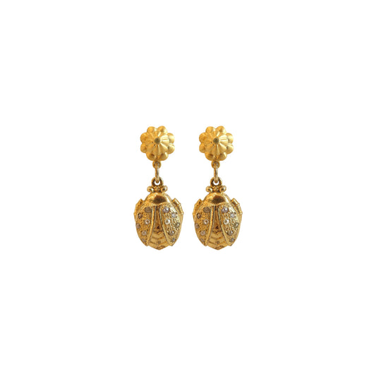 Turtle Earring Pave Diamond ER2460