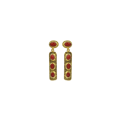Earring Corel 3 in one