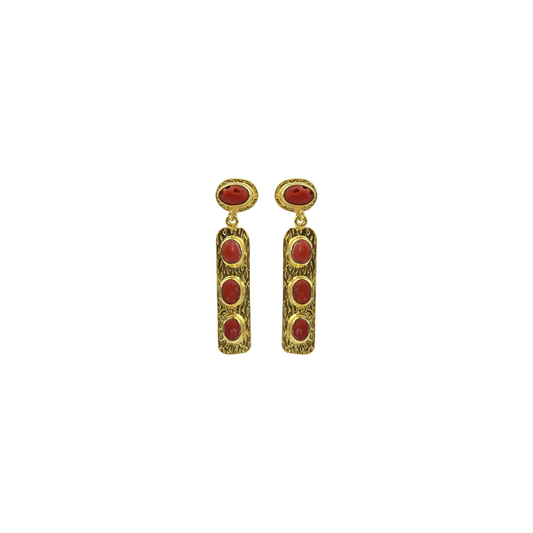 Earring Corel 3 in one