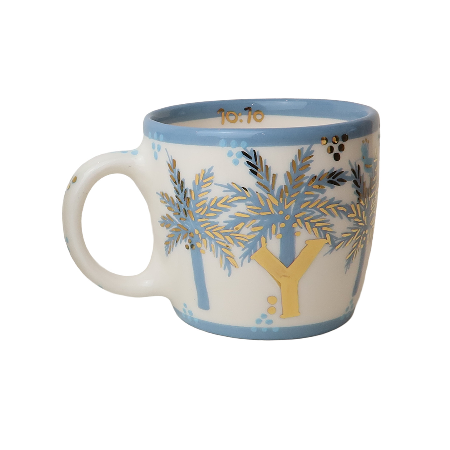 Y Alphabet Palm Tree Mug Sherie Boutik
