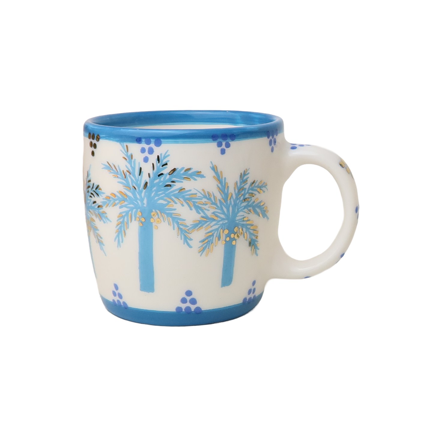 N Alphabet Palm Tree Mug Sherie Boutik