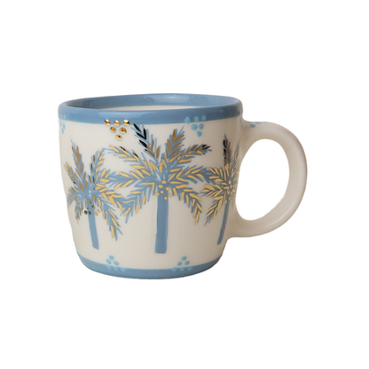 Y Alphabet Palm Tree Mug Sherie Boutik