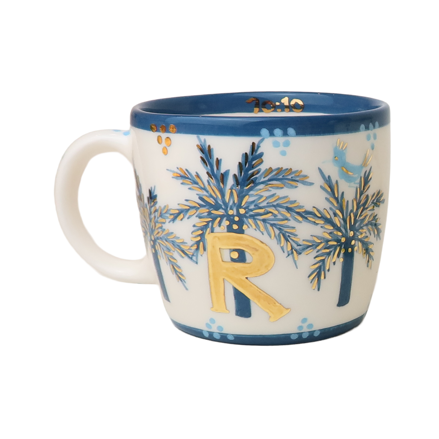 R Alphabet Palm Tree Mug Sherie Boutik