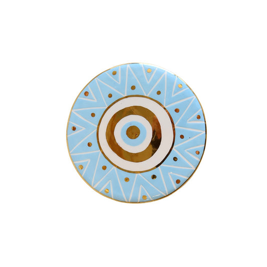 Blue Round Eye Wall Decor