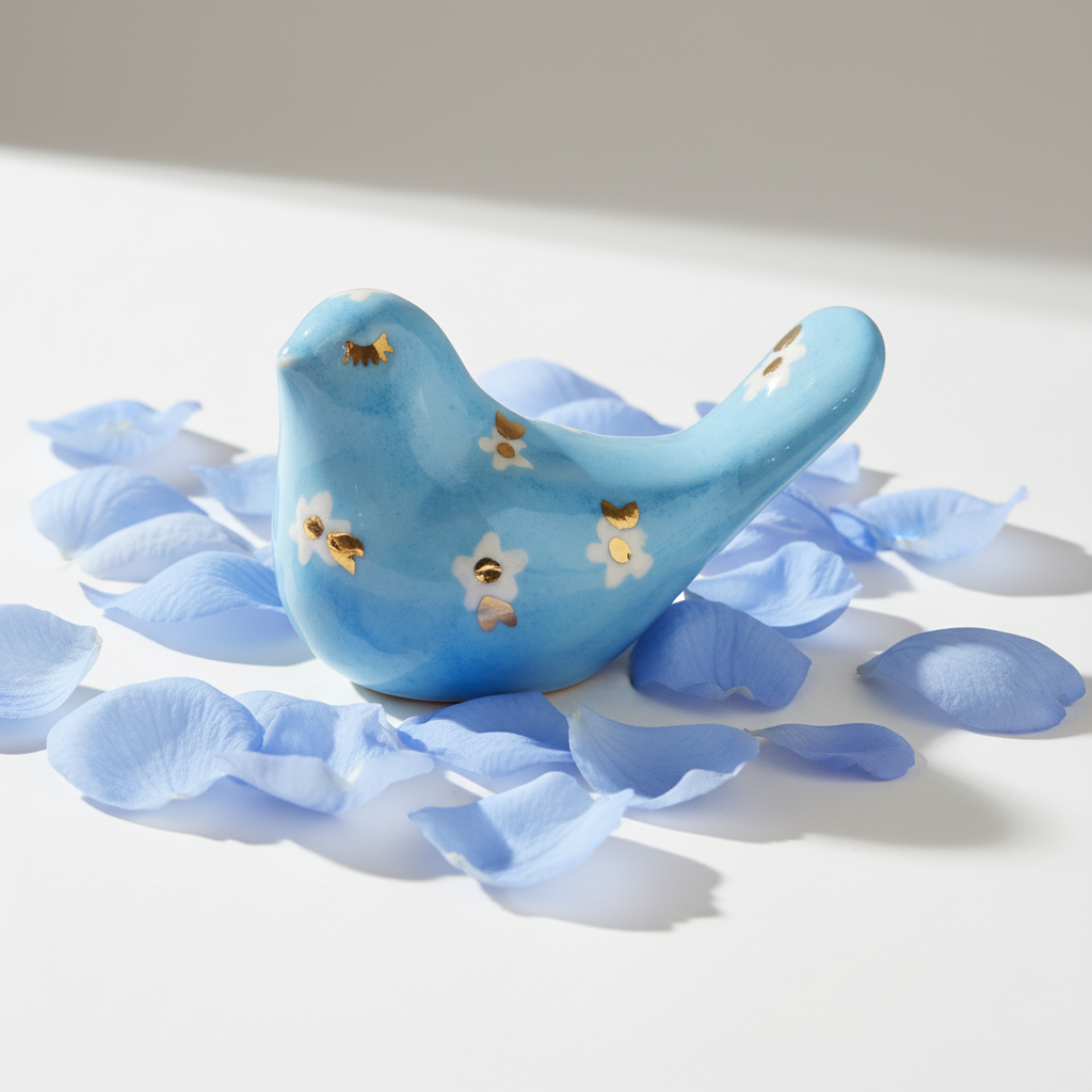Cherie Small Bird | Sky Blue Daisy Sherie Boutik