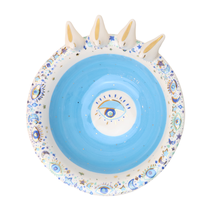 bowl  4 white 3d bird Sherie Boutik