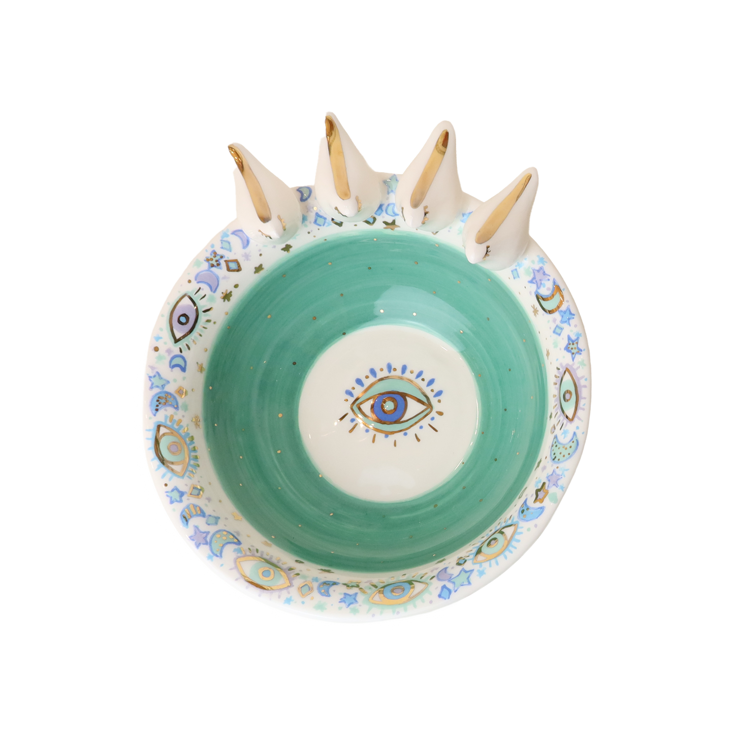 bowl  4 white 3d bird Sherie Boutik