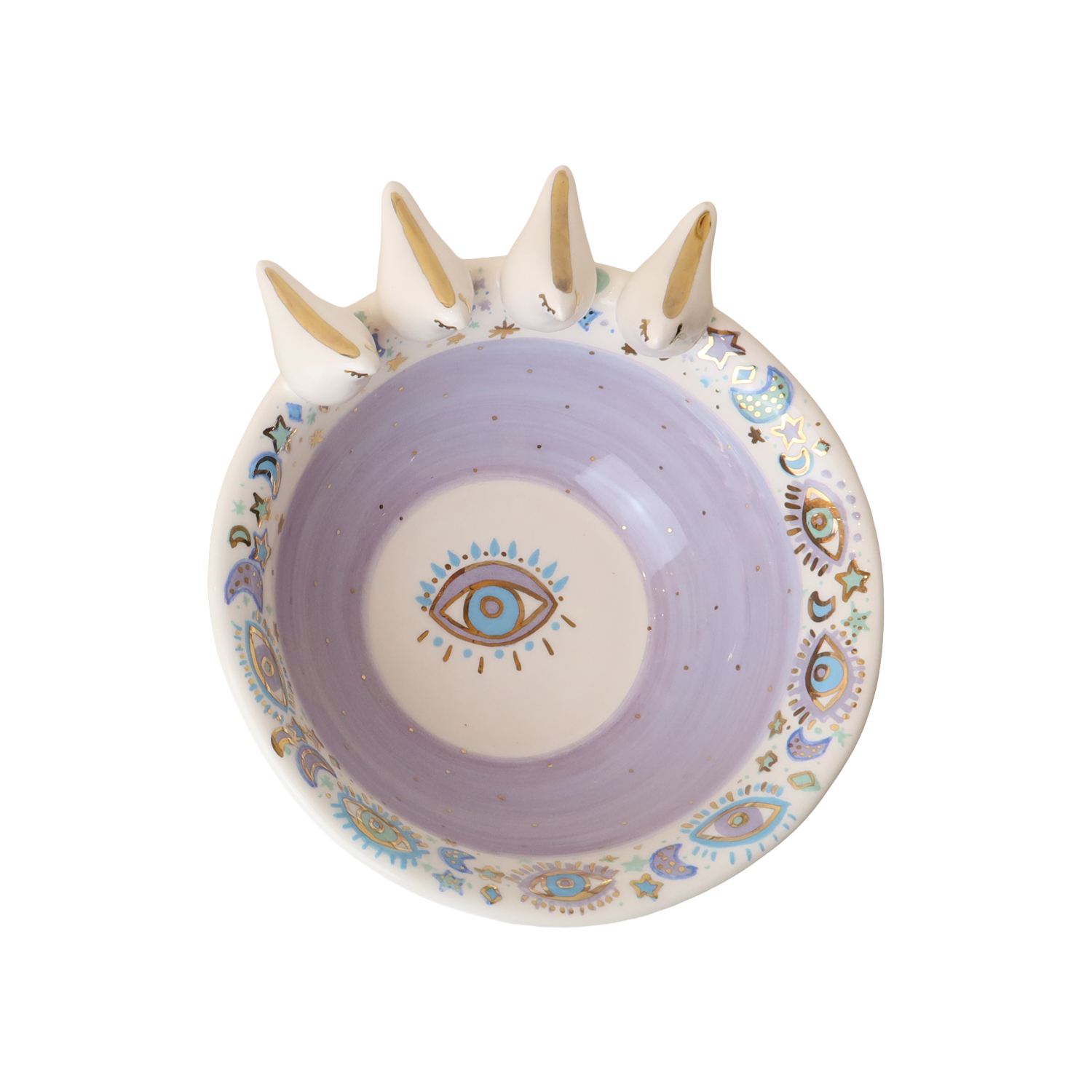 bowl  4 white 3d bird Sherie Boutik