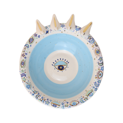 bowl  4 white 3d bird Sherie Boutik