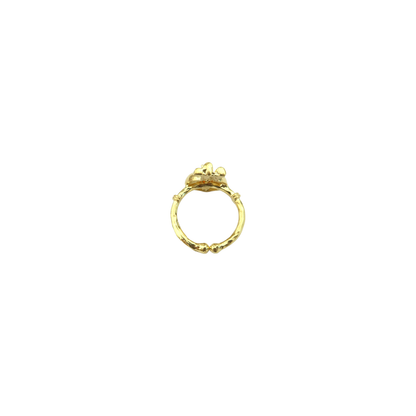Pomi Orange Crystal Ring R2476