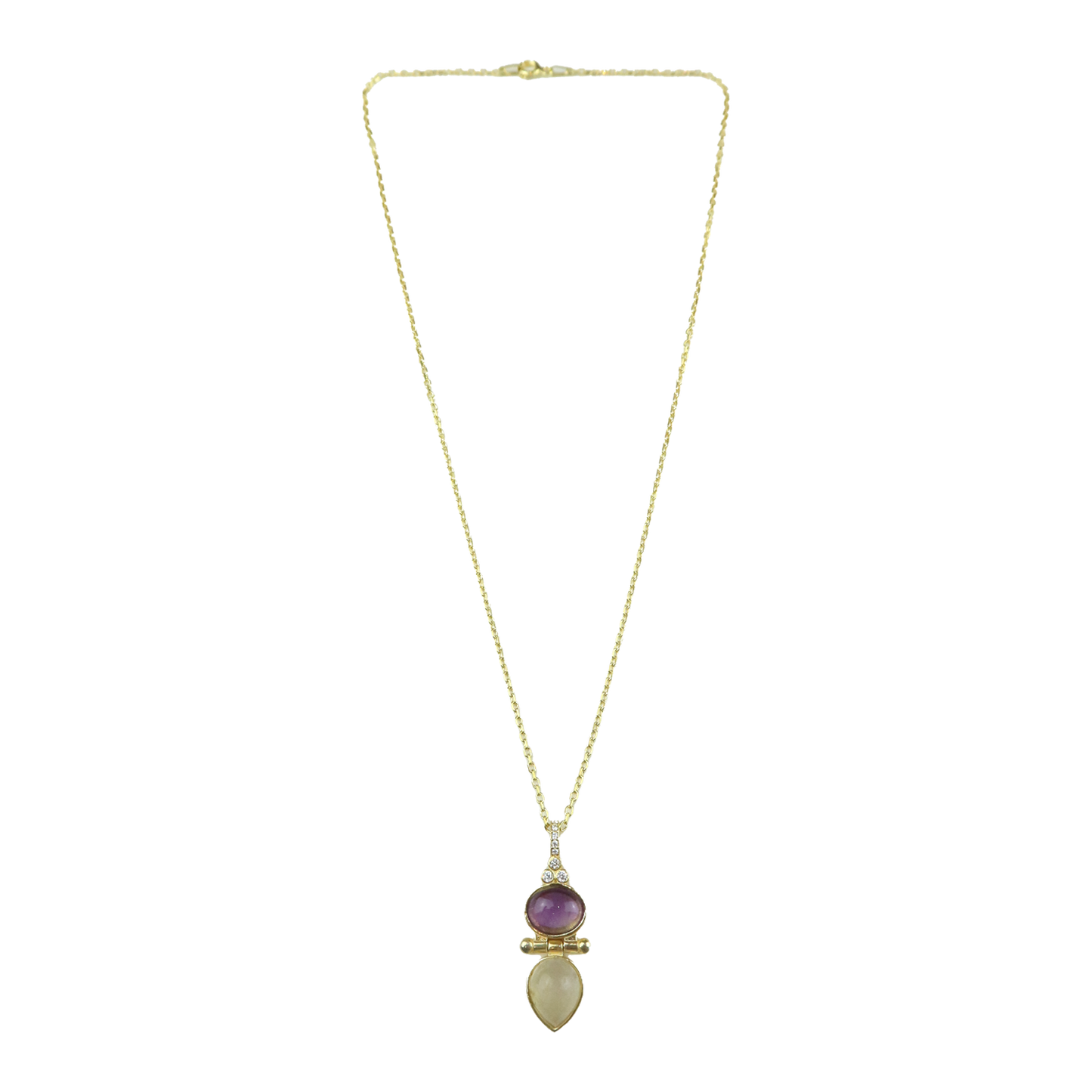 Necklace 2 stone  NS 2485