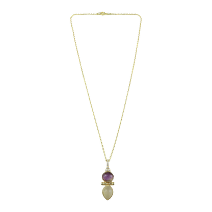 Necklace 2 stone  NS 2485