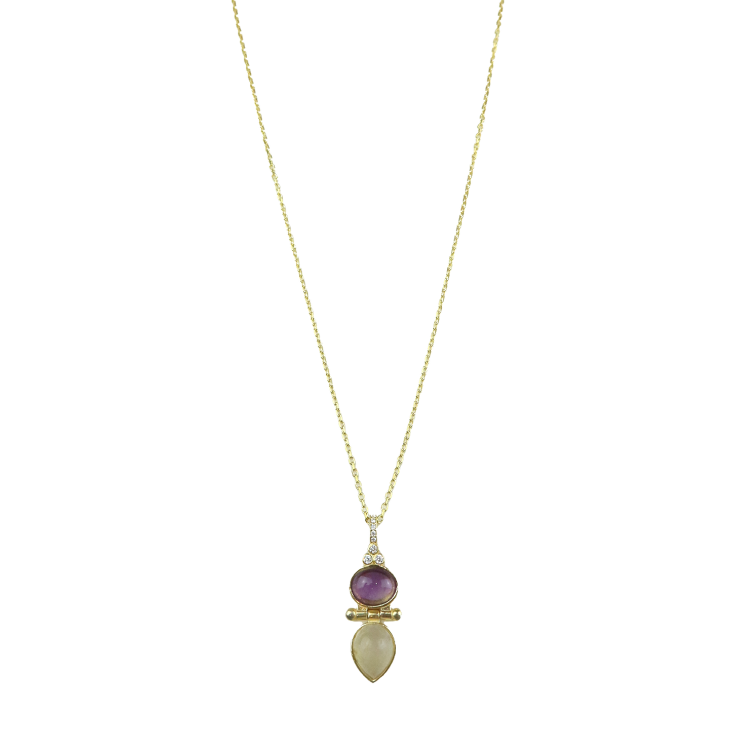 Necklace 2 stone  NS 2485