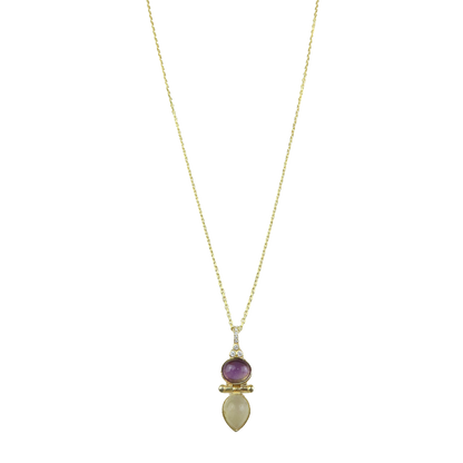 Necklace 2 stone  NS 2485