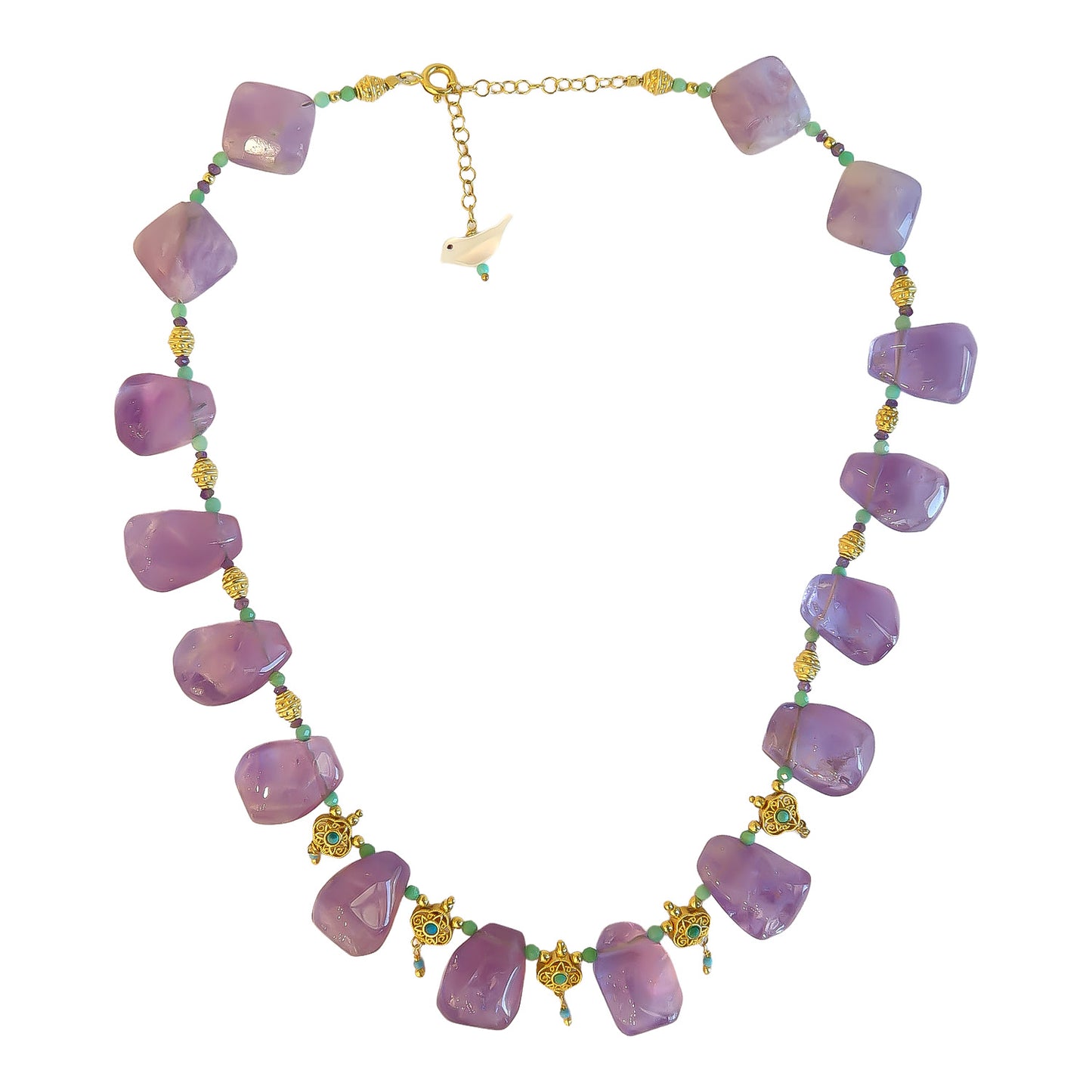 Necklace Amethyst   NS 2502