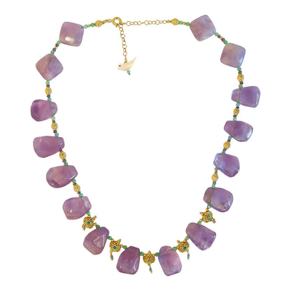 Necklace Amethyst   NS 2502