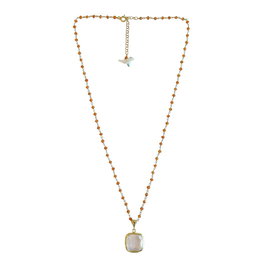 Necklace /qtz eye  pendent NS 2527