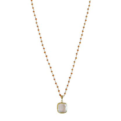 Necklace /qtz eye  pendent NS 2527